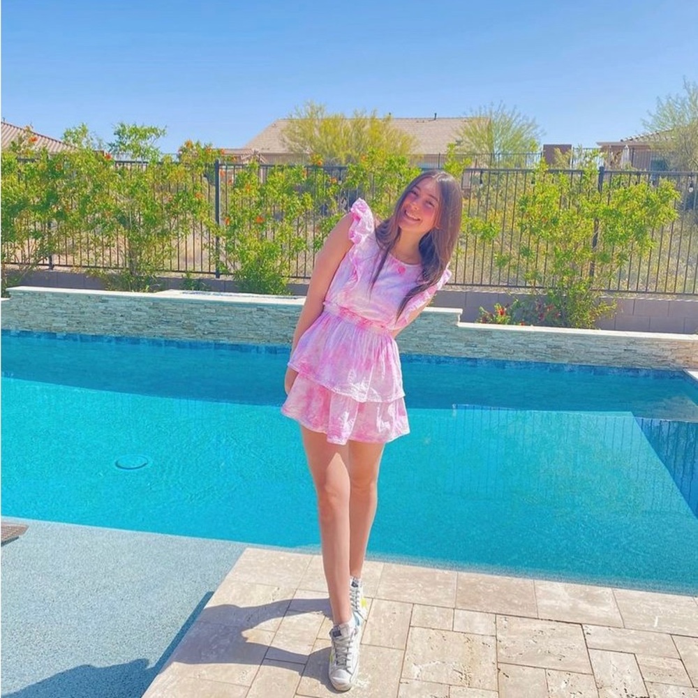 Pink and White Summer Dress from Girlhero